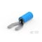 Te Connectivity Fork Terminal, #10 Stud Size, 14 AWG, 600 V, Vinyl, PVC Insulated, Blue 52957-1 - alternate 1